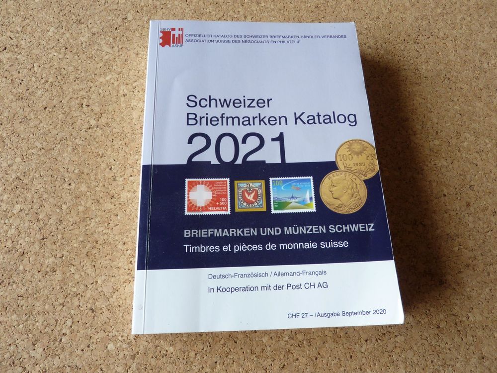 Schweizer Briefmarken-Katalog  2021 Briefmarken und Münzen S 1