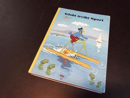Globi treibt Sport 1979 Buch unbemalt 5. Auflage