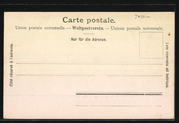 Cartoline postali: AK Lugano, Via Pessina – Usato da Berlin venduto da bartko-reher 1