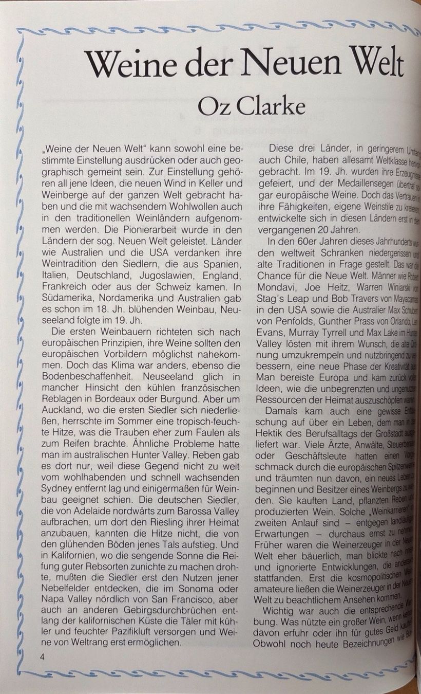 Libri: Weine der neuen Welt – Nuovo (secondo la descrizione) da Sarnen venduto da Livres 5