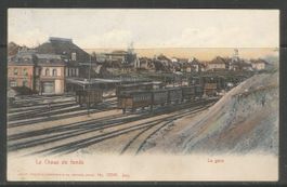 Carte P de 1916 ( La Chaux-de-Fonds / La Gare )