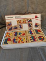 Domino Spiel aus Holz von Mertens in gebrauchtem Zustand