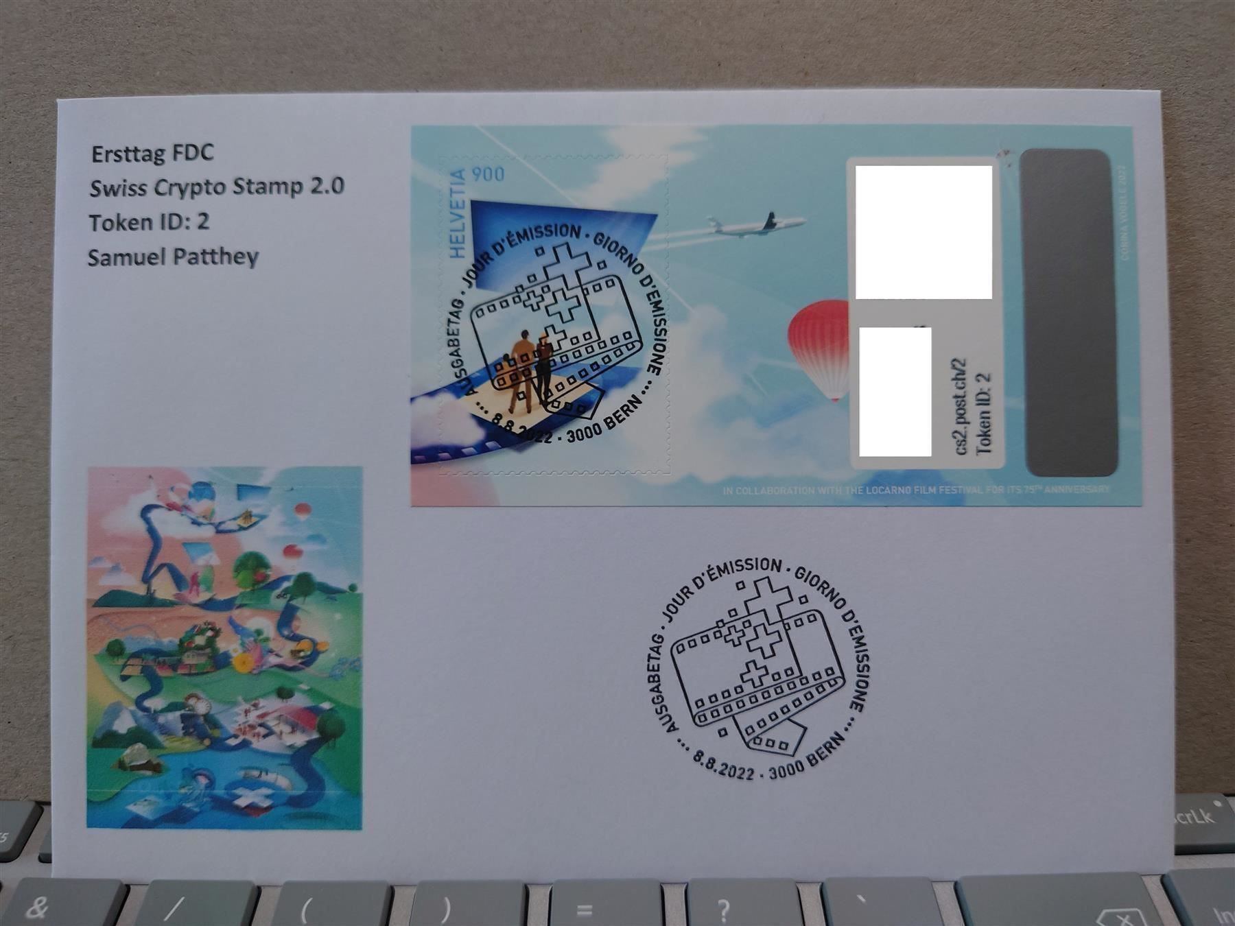 Tutti i francobolli: Set FDC Swiss Crypto-Stamp 2.0, ID1-ID10 – Usato da Rickenbach SO venduto da Bytebull 2