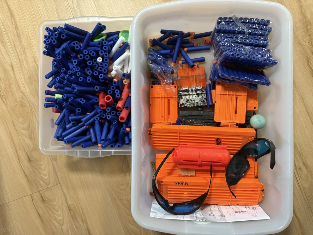 Nerf Giocattoli: RIESIGE Nerf-Sammlung, 30+ Blaster +1000+ Darts – Usato da St. Gallen venduto da tvndy 2