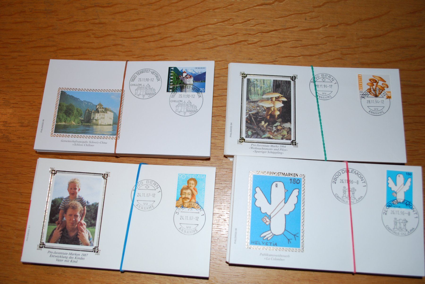 Enveloppes & pochettes d'envoi: Ersttagsbriefe von 1987 bis 2003 – D'occasion à Seedorf BE par grauerbaer2001