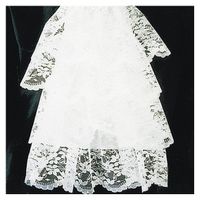 Elegante Spitzen-Jabot, neuwertig, Grösse universal