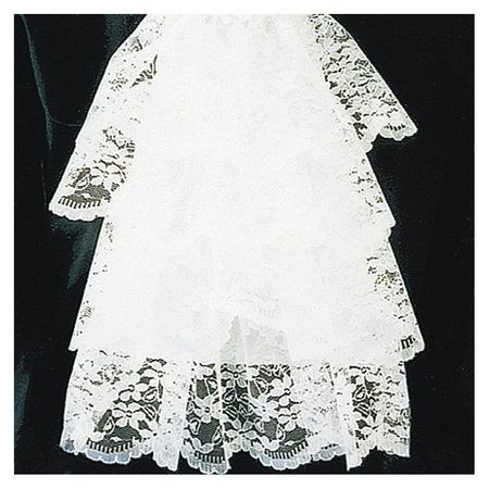 Elegante Spitzen-Jabot, neuwertig, Grösse universal