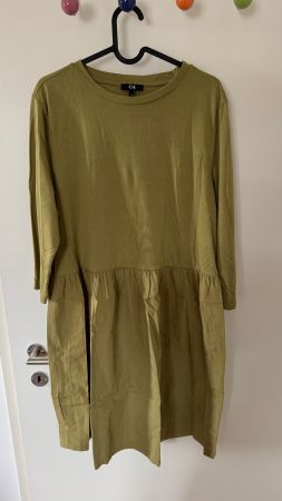 Kleid in Olivgrün von C&A, Gr. M