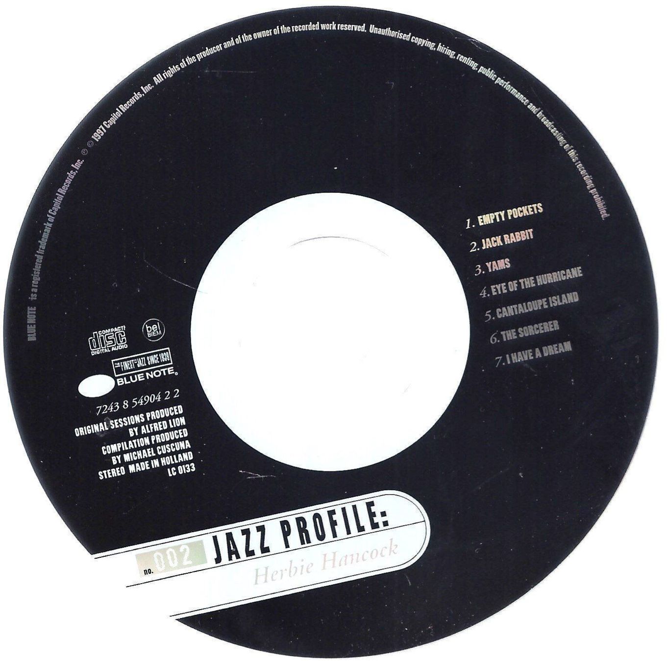 CDs: Herbie Hancock JAZZ PROFILE Dexter Gordon Blue Note CD – Gebraucht aus Kandergrund von Sososo 6