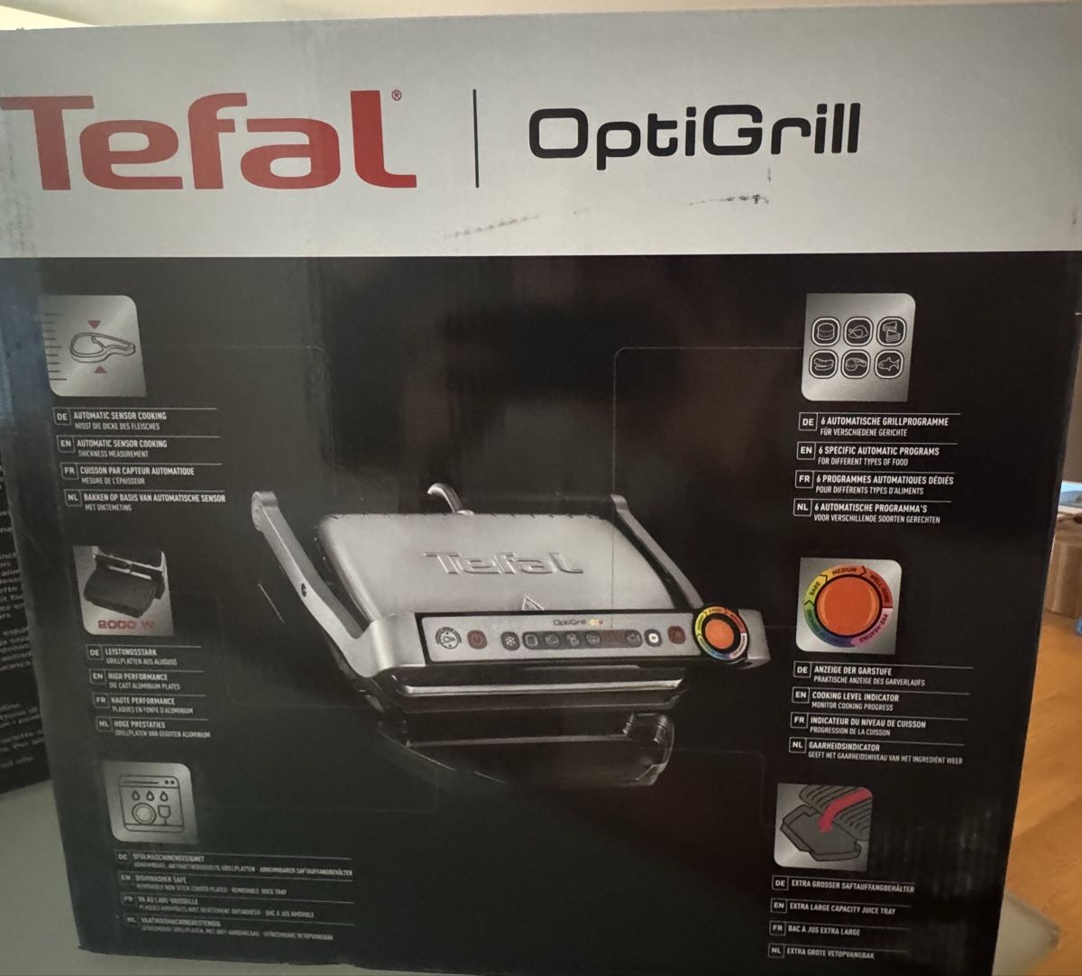 Tefal Elettrodomestici da cucina: Tefal OptiGrill GC 705DCH Kontaktgrill neu – Nuovo e nell'imballaggio originale da Aarburg venduto da Speedy_1990 1