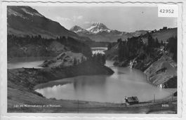 Alte Ansichtskarte: Lac de Montsalvens et le Moleson