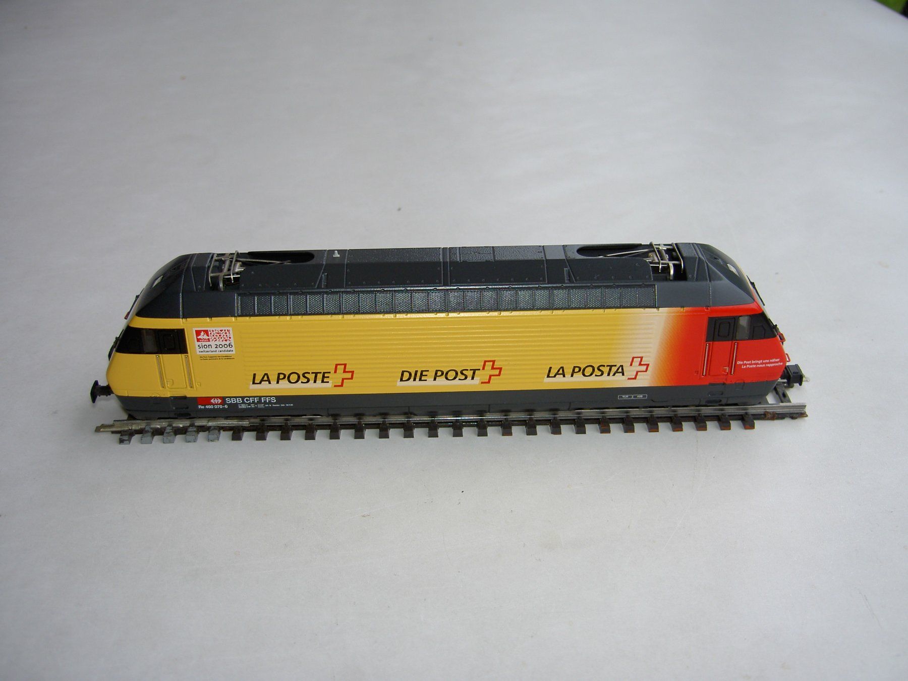 Hag Modellini di ferrovie: HAG SBB Re 460 POST (Sion 2006) – Usato da Villmergen venduto da gra_5776