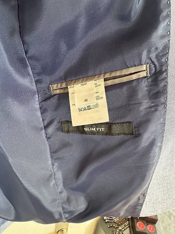 Vestes: Sakko hellblau Grösse 46 – D'occasion à Steffisburg par sam_7wbn 1