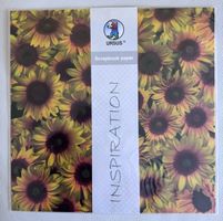 URSUS Transparentpapier " Flora Sonnenblumen", 5 Blatt
