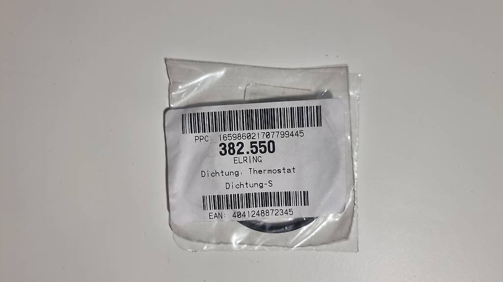 Anelli: ELRING Thermostat O-ring seal 382.550 – Usato da Grenchen venduto da Joray_Preparation 1