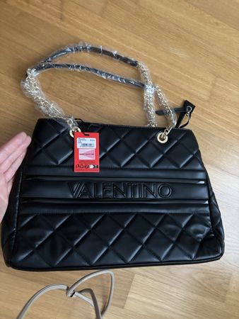 Mario Valentino Handbag Black Chain Strap New