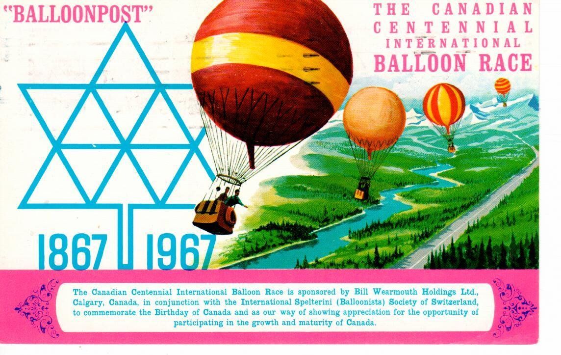 Cartes postales: Ballonpostkarte  1967 – D'occasion à Wolhusen par Curver9