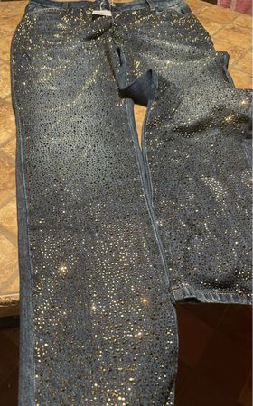 Glamour JeansPatrizia Pepe con strass, taglia 30, nuovo! 🎁