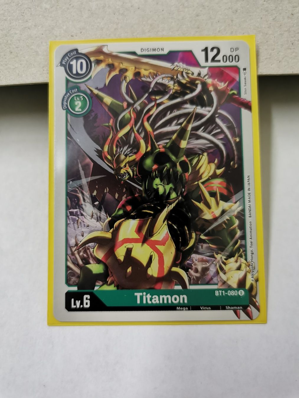 Carte collezionabili: Digimon Titamon BT1-080 U Lv6 2020 – Nuovo (secondo la descrizione) da Sisseln AG venduto da schenk-figuren