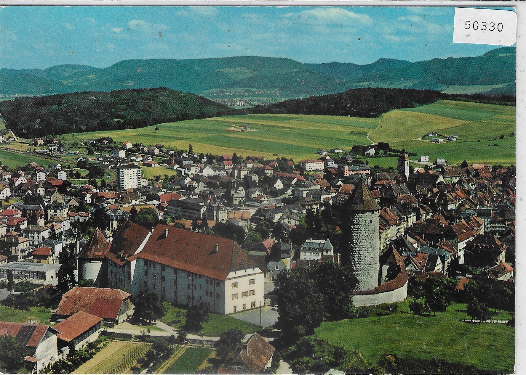 Ansichtskarten: Porrentruy - Vue generale – Gebraucht aus Ettingen von Kartenplanet