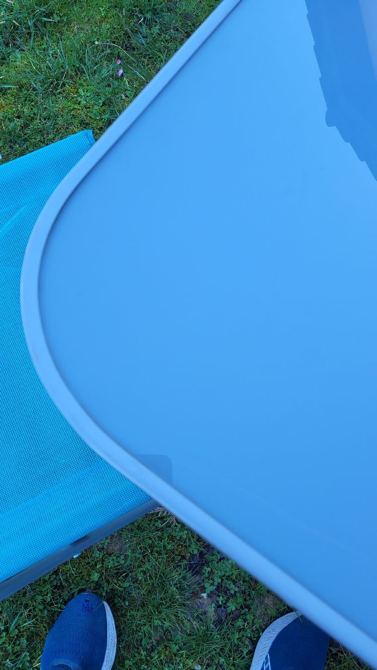 Tischset: Gartenset Tisch mit 2 Stühlen, klappbar – Gebraucht aus Horgenberg von Klatschmohnmaria 5
