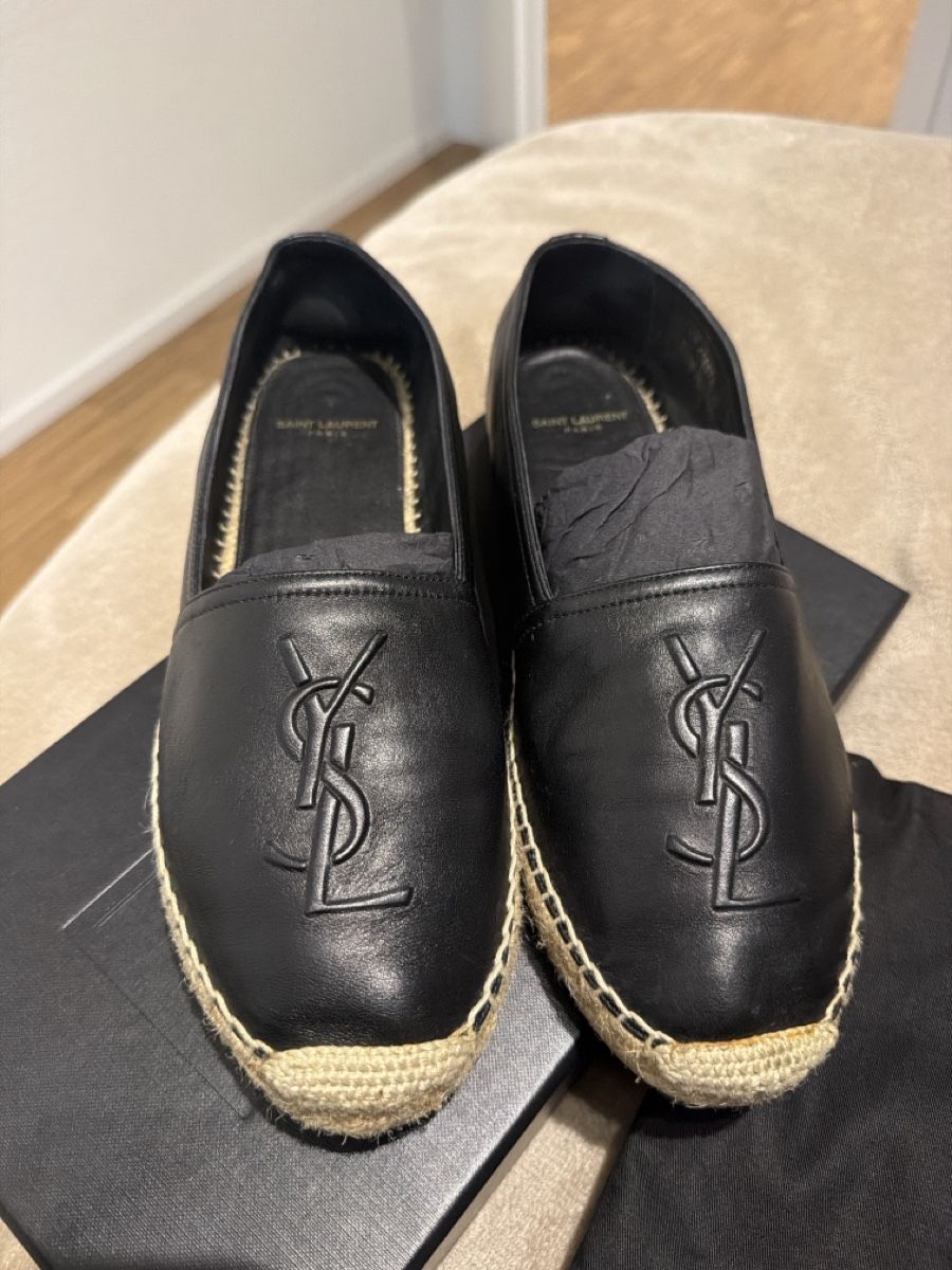 Saint Laurent Scarpe da donna: Saint Laurent Espadrilles Leder schwarz mit Box – Nuovo (secondo la descrizione) da Goldau venduto da mar_k758 1