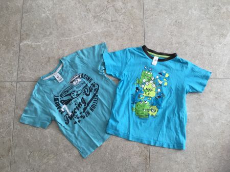 2 coole T-Shirts Gr. 110 Palomino Jungen Frühling Sommer