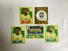 Panini WM 2026 Aufkleber Brasilien Set, Einzelstücke mgl.