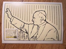 Papst Vatikan 900 auf Brief 1981 Limitierte auflage!!