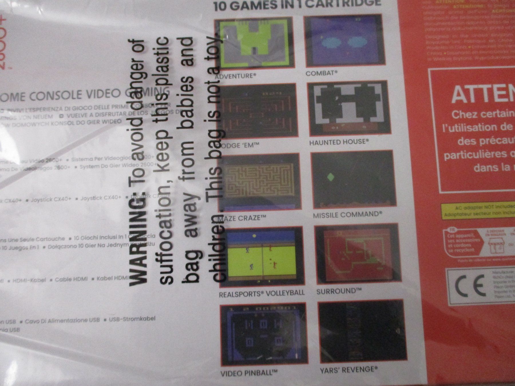 Atari Console: ATARI 2600+ plus 10 Game Cartridge – Nuovo e nell'imballaggio originale da Liestal venduto da Disc-Point 4