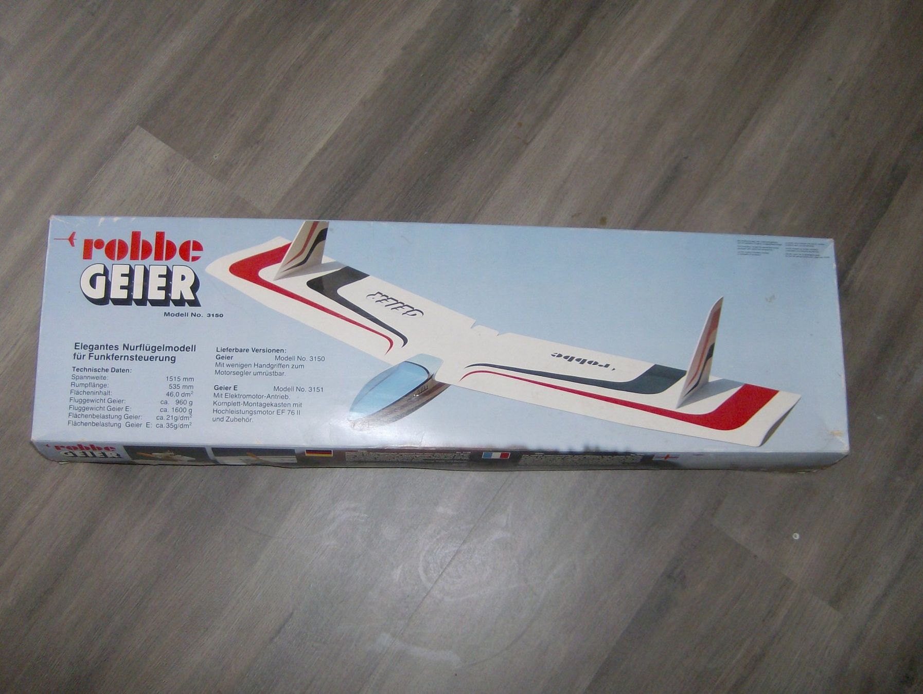 Modellismo RC: ROBBE " GEIER " BAUSATZ inkl O.S 10 Pylon – Nuovo (secondo la descrizione) da rorschach venduto da fut_bpw5