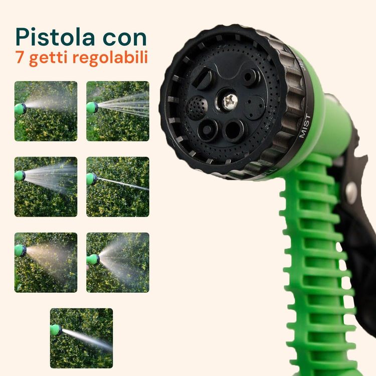 Tubi & Tubi flessibili: Gartenschlauch 23m 7x Wasserstrahltyp /Tuyau d'arrosage 23 m – Nuovo e nell'imballaggio originale da Minusio venduto da graziano11 5