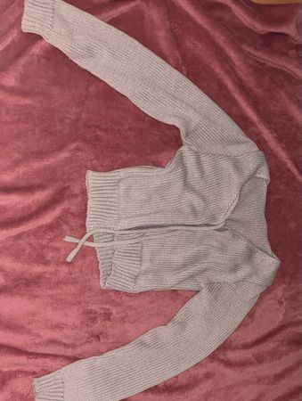 Sommer Strickjacke Bolero Jäckli Gr. S, Beige, Neu!