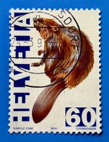 Nr.876 Europäischer Biber GESTEMPELT  Zirkuswelt 1995  
