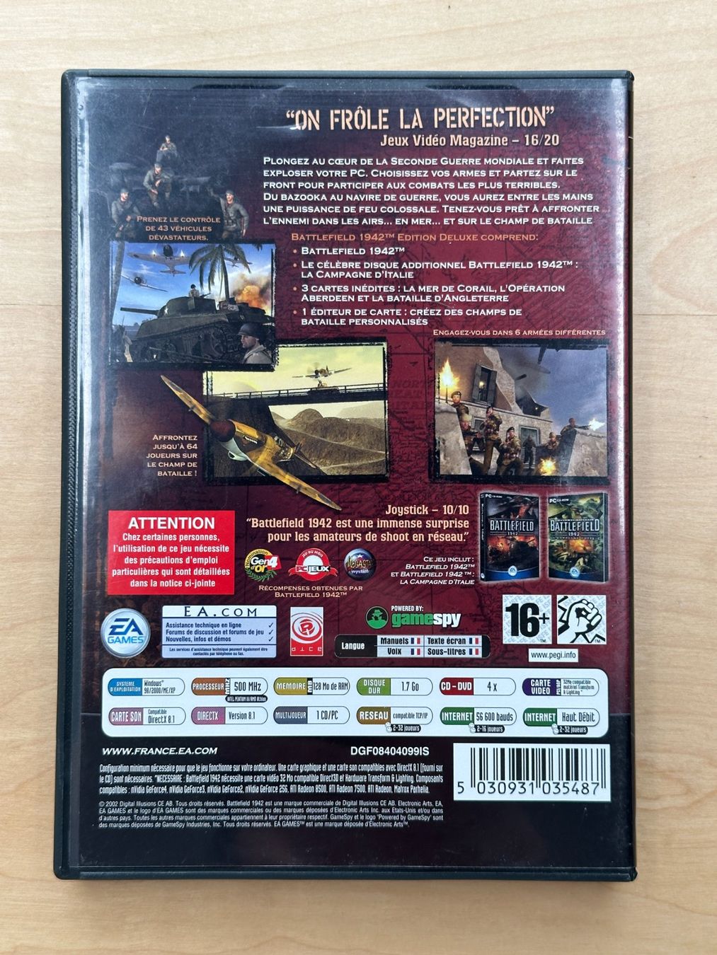 Giochi: Battlefield 1942 - PC - FR – Usato da Genève venduto da Jeux_Retro 1