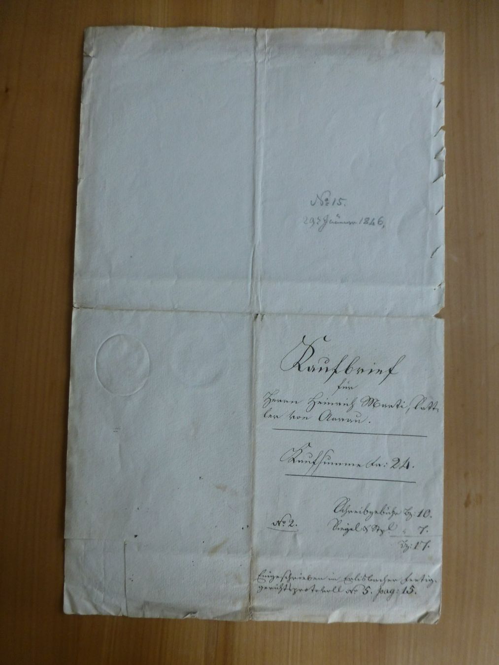 Documenti: Erlinsbach, 1828 – Usato da Bettlach venduto da 1saurer 5