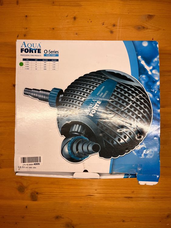 AquaForte O 6500 Pumpe Teich Aquarium Kaufen auf Ricardo