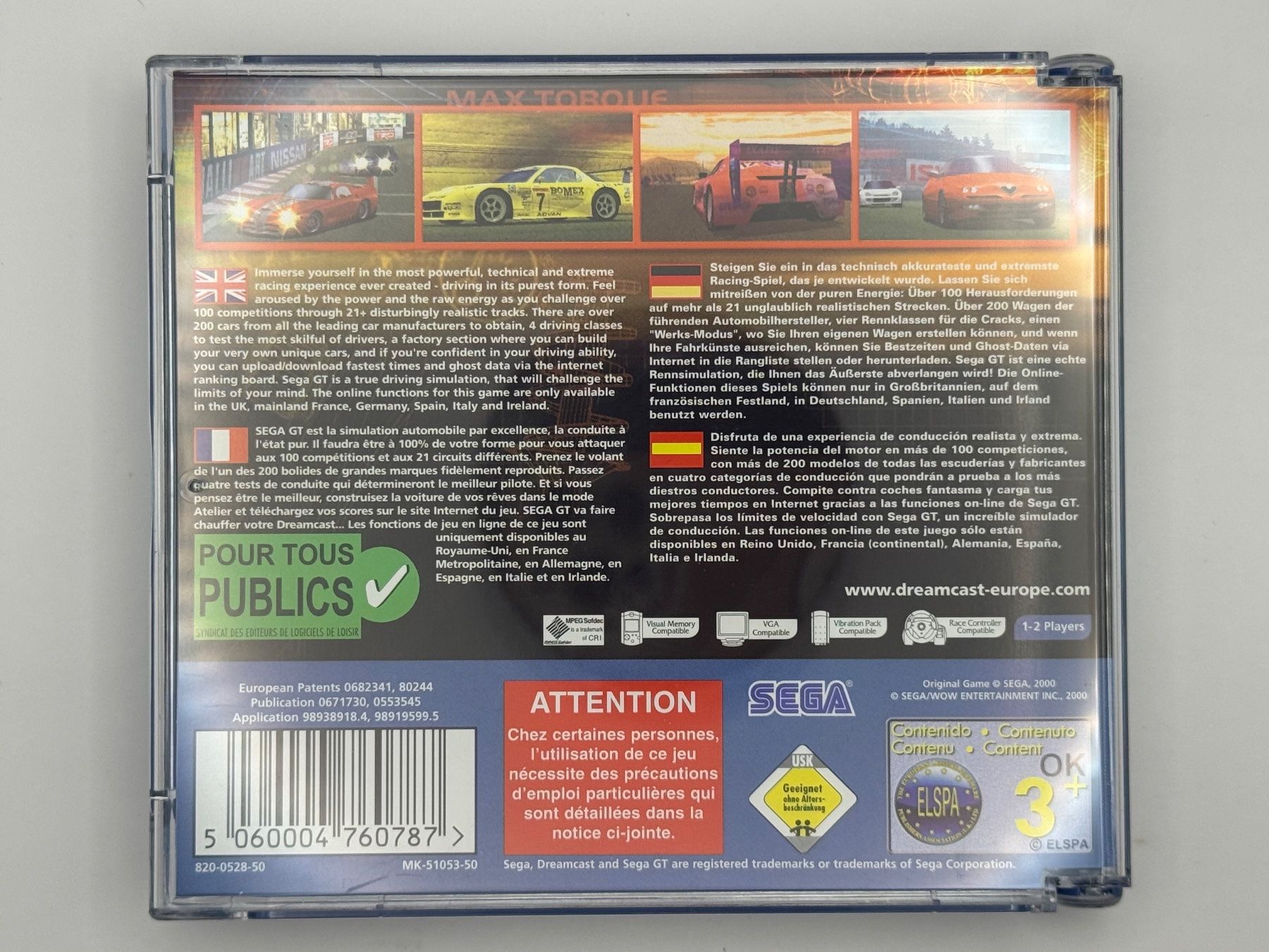 Sega Spiele: Dreamcast Sega GT – Gebraucht aus Bettlach von awi_7jcb 1