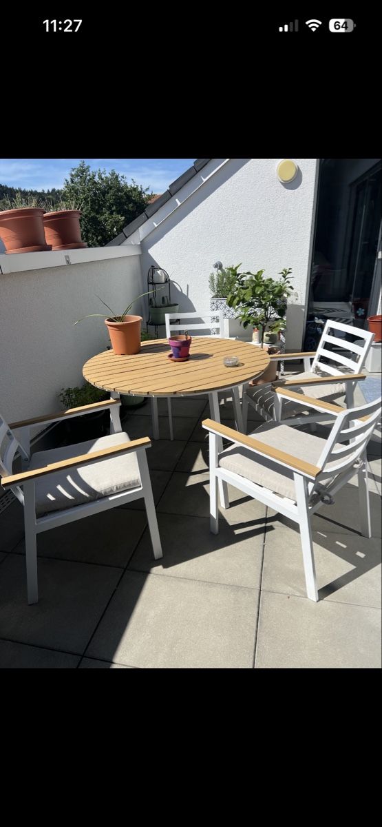 Tischset: Tisch mit 4 Stühlen – Gebraucht aus Nesselnbach von cel_nn26