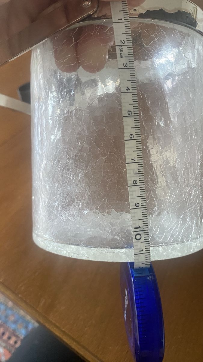 Contenitori & Simili: Eiswürfelbehälter mit Eiszange, Krakelee-Optik, Vintage – Usato da luzern venduto da bar_5gtr 9
