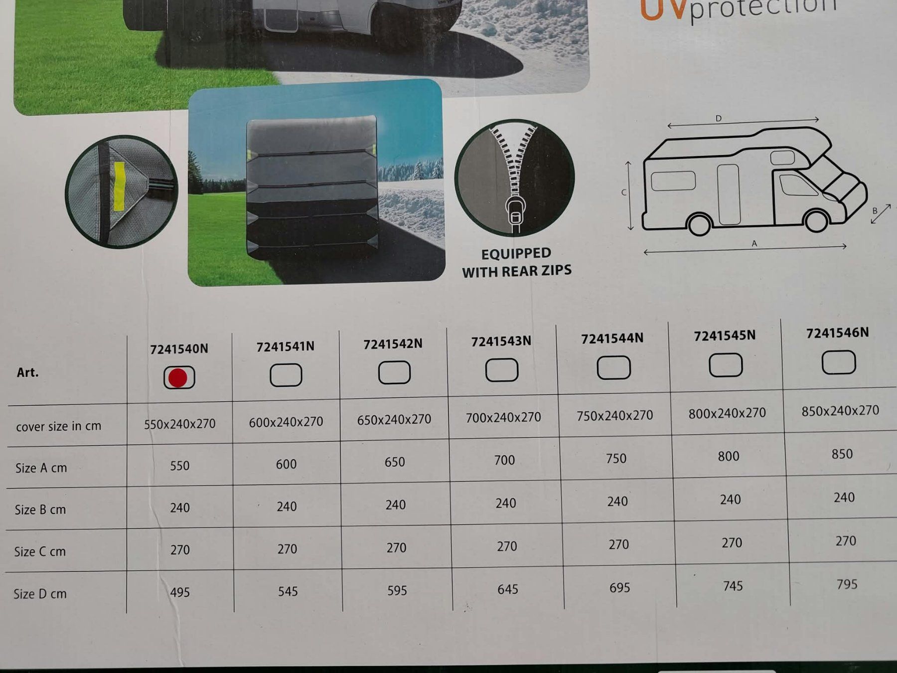 Abdeckhüllen und Thermomatten: CAMPER COVER DESIGN 12M – Neu und originalverpackt aus Widen von wash-board 3