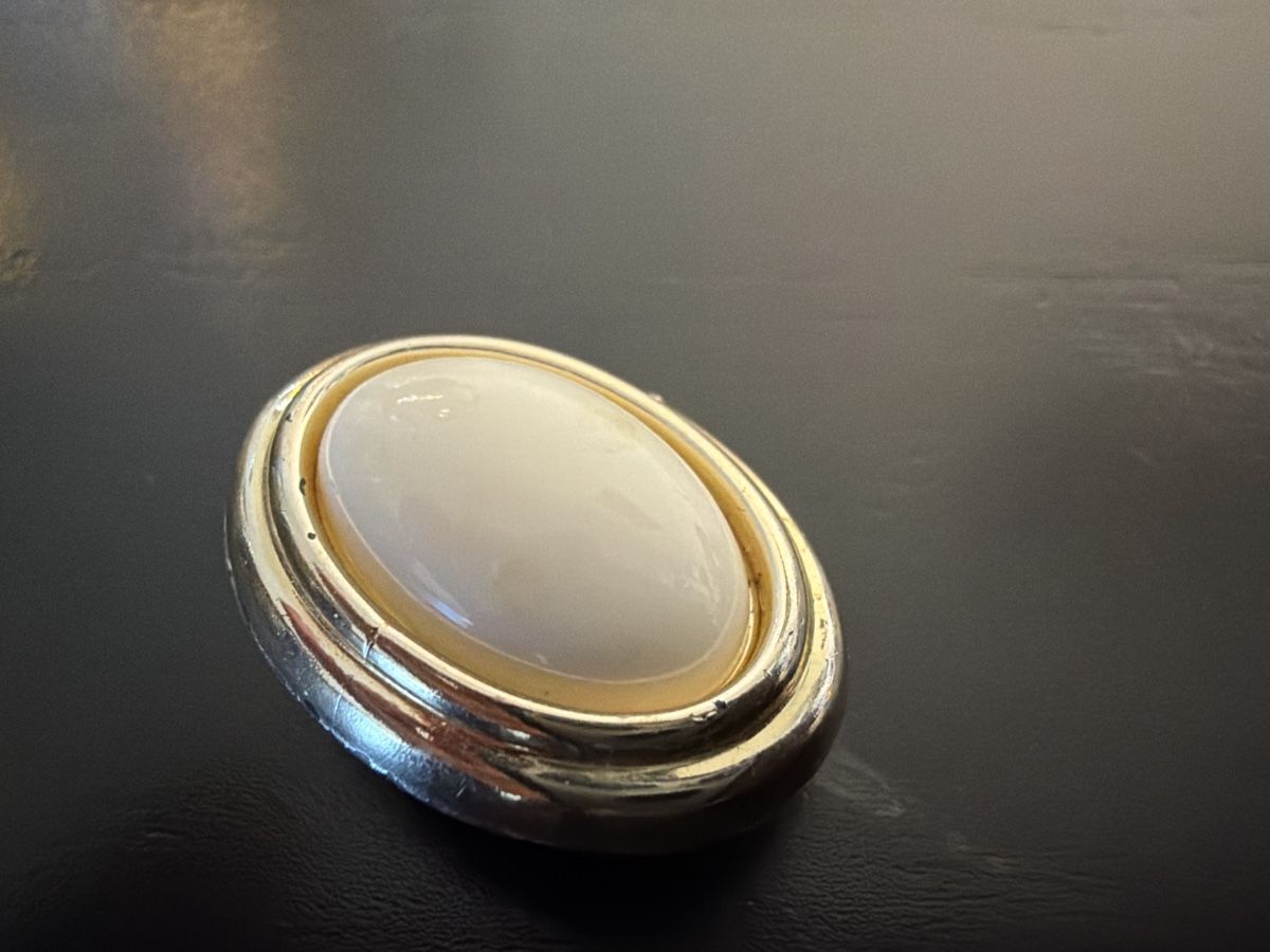 Spille & Fermagli: Elegante Vintage Brosche , goldfarben mit Stein – Usato da Widnau venduto da kustercarmen 4