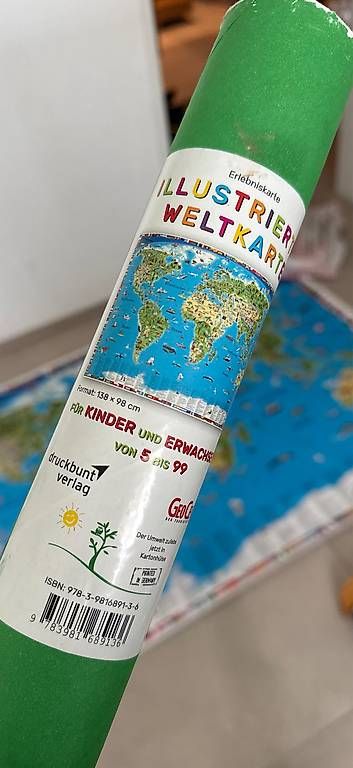 Altro in Decorazioni & Accessori: Illustrierte Weltkarte – Usato da Steckborn venduto da Ivago 2