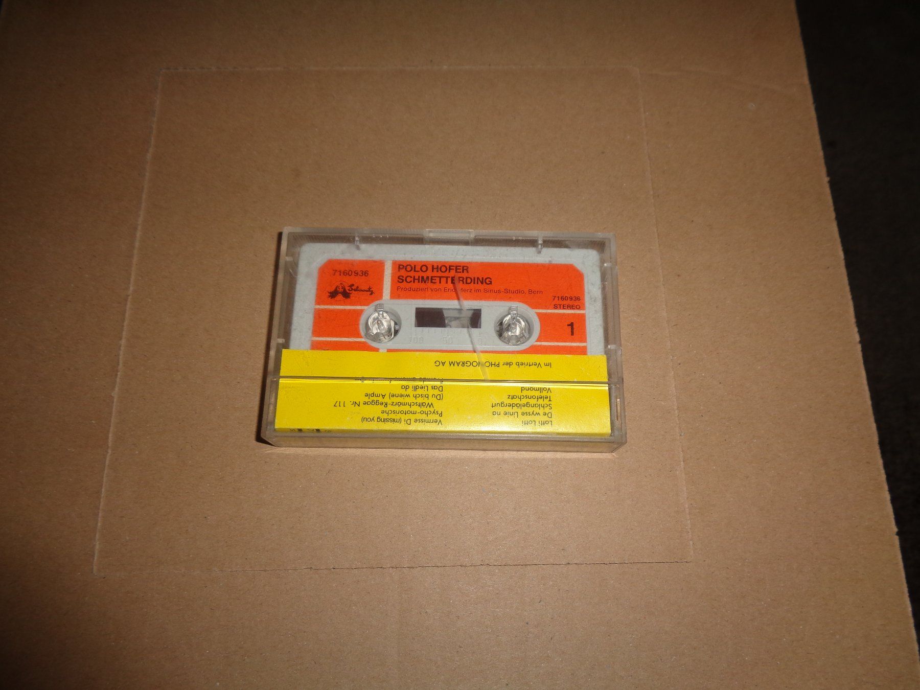 Musicassette: Polo Hofer Schmetterding Cassette 1978 rar – Nuovo (secondo la descrizione) da trimbach venduto da Stonehenge1955 2