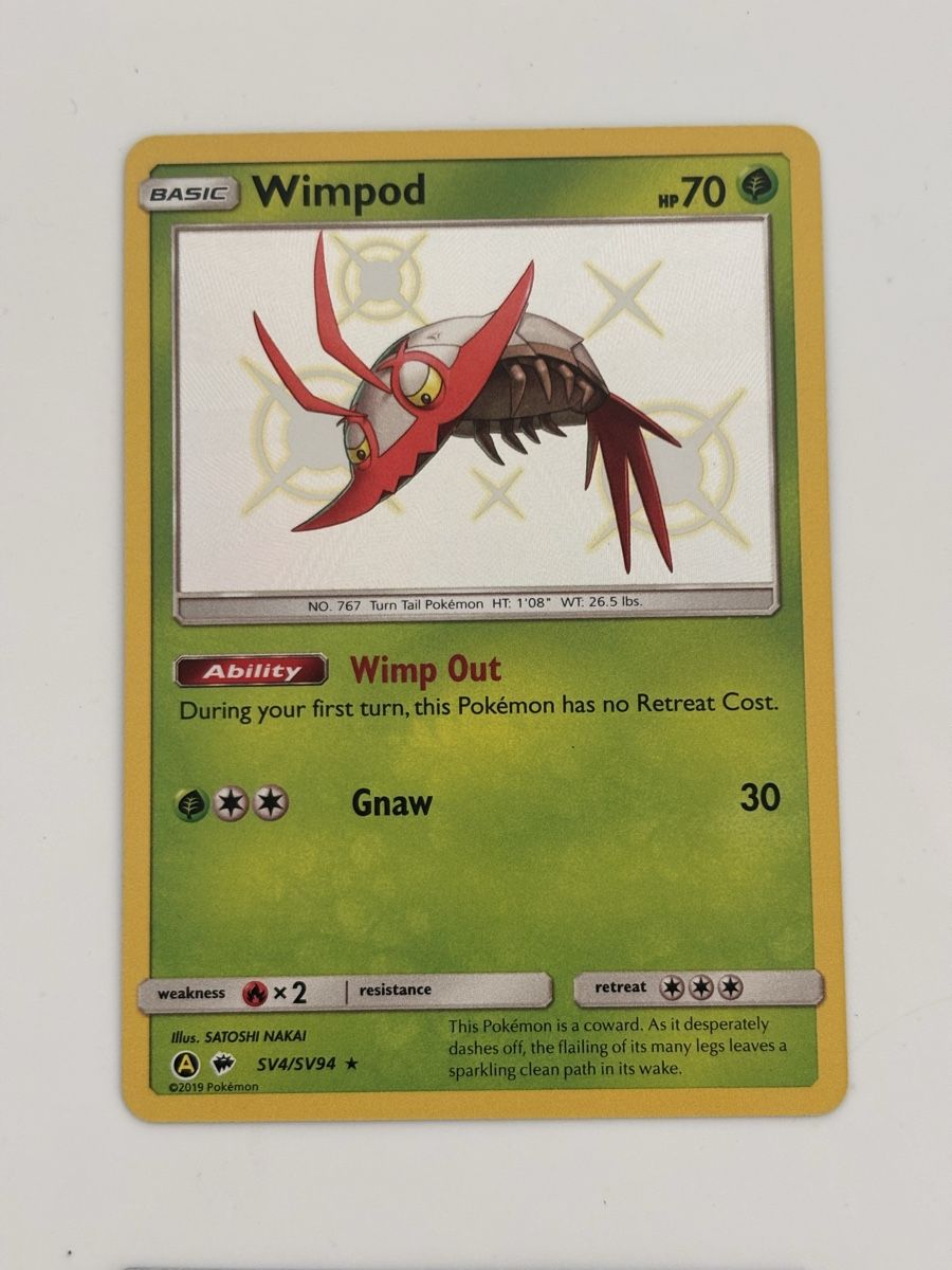 Pokémon Carte collezionabili: Carte Pokémon WIMPOD ancienne – Nuovo (secondo la descrizione) da lausanne venduto da helderj