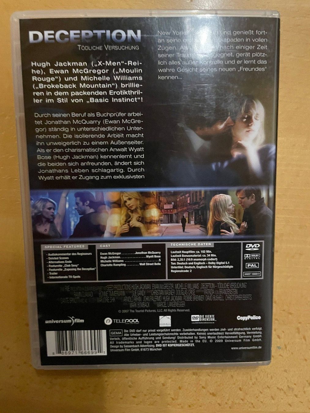Alle DVDs: DVD Deception – Gebraucht aus Affeltrangen von Mowgli_123 2
