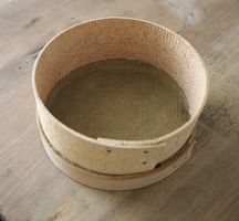 Antikes- Vintage Mehlsieb, 16.5 cm x 8 cm