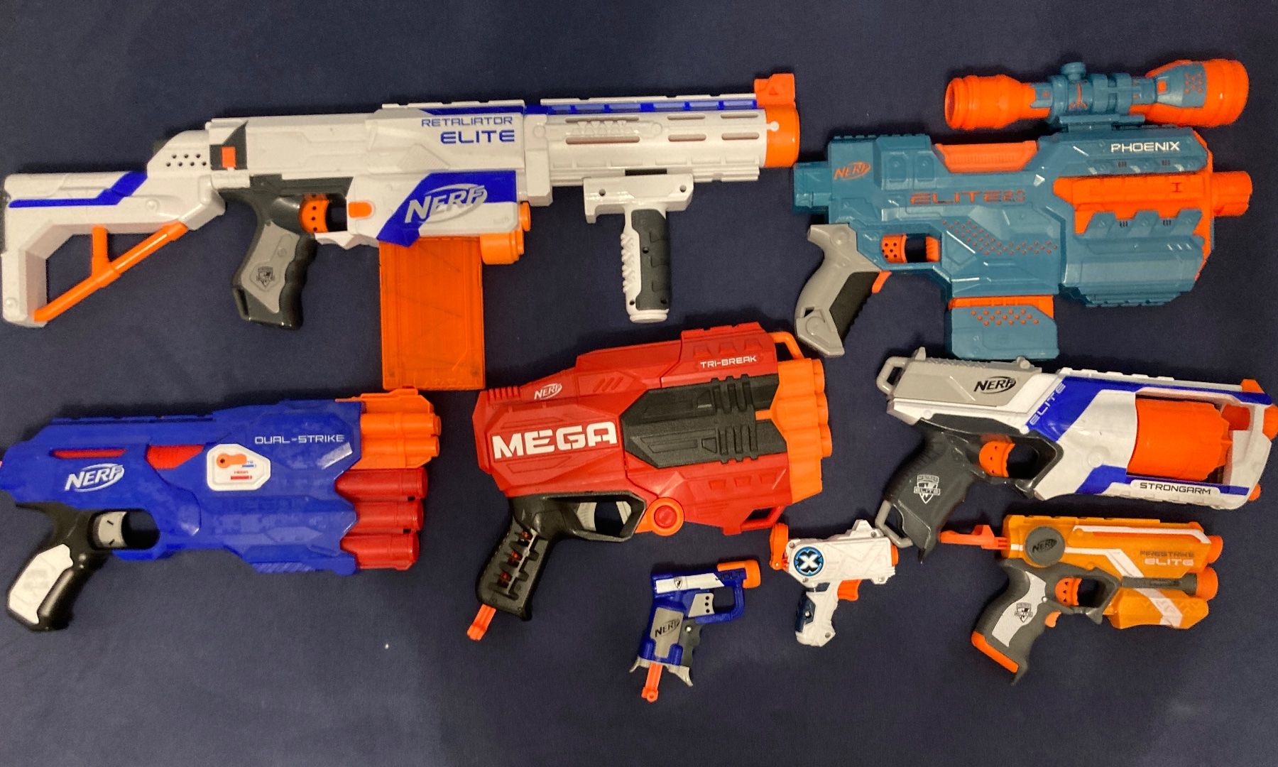 Nerf Giocattoli: Grosse Nerf Sammlung + Pfeile (8 Nerf) – Nuovo (secondo la descrizione) da Grüningen venduto da Dolphin01