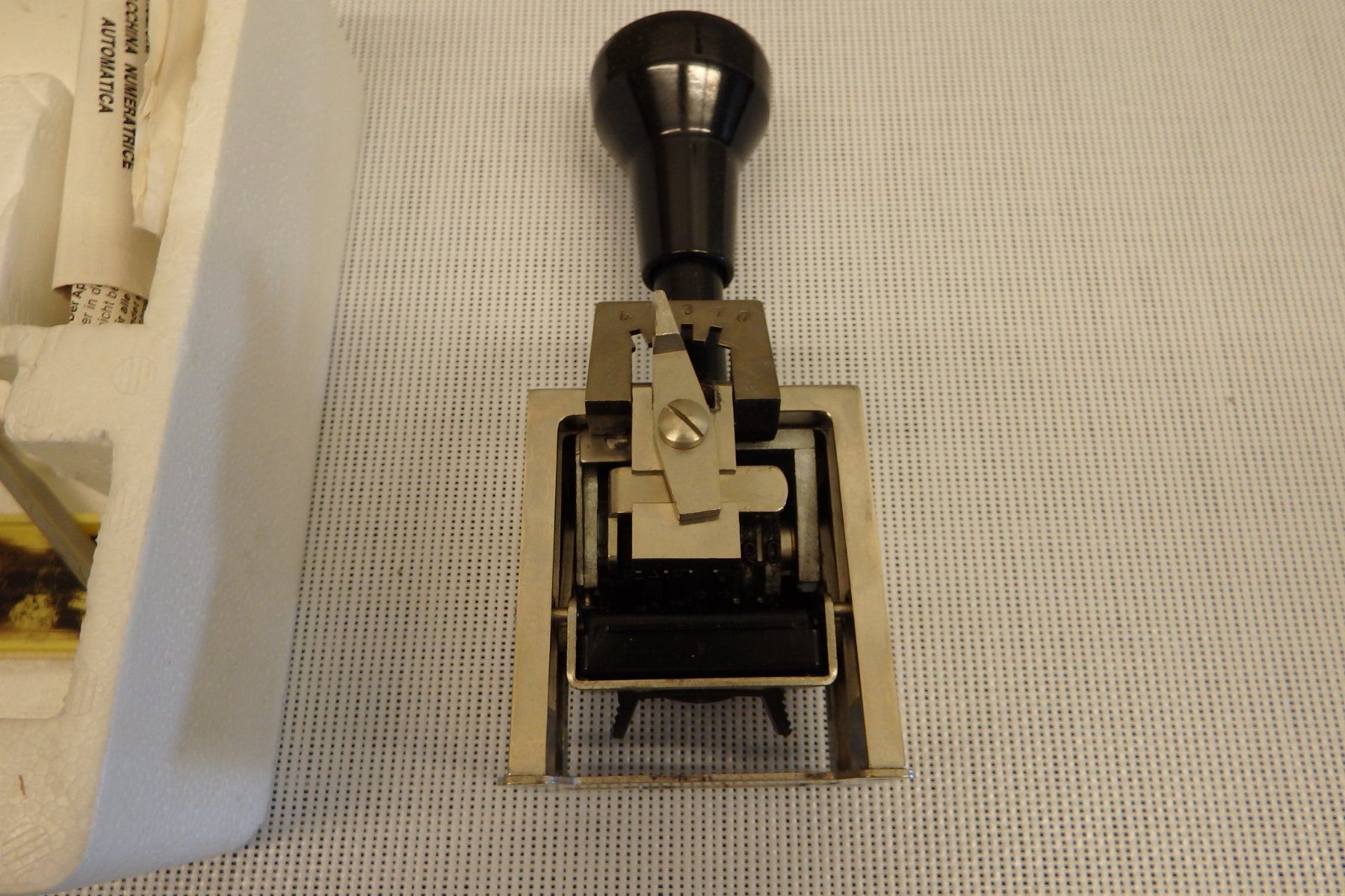 Timbri: Nummerierungs-Stempel oder Paginiermaschine Reiner B2 – Usato da Bischofszell venduto da Museumscafe