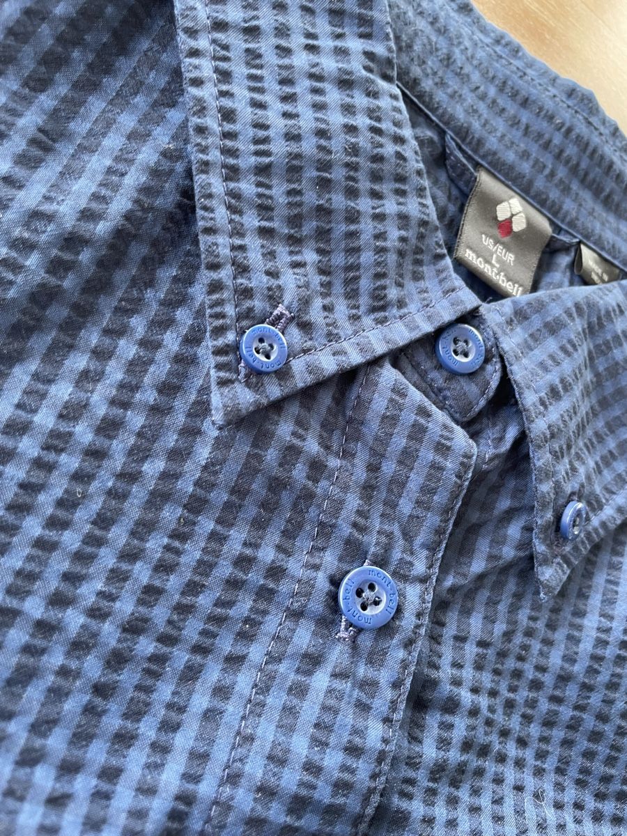 Camicie: Montbell button-down shirt, size L, very good condition – Nuovo (secondo la descrizione) da Oberhofen am Thunersee venduto da BikeForMySister 3